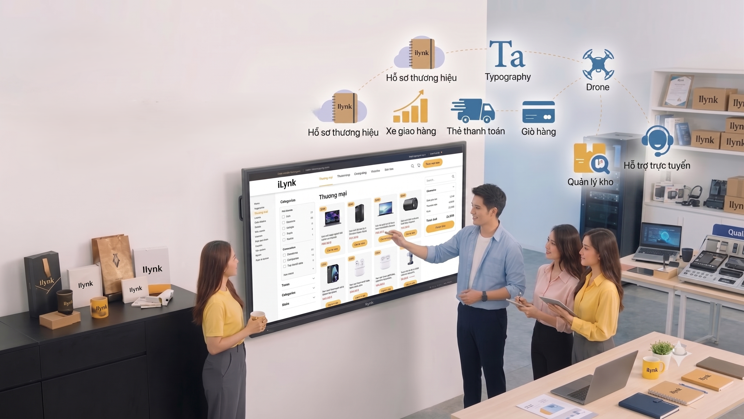 Website Doanh nghiệp Thương mại Điện tử (E-commerce)