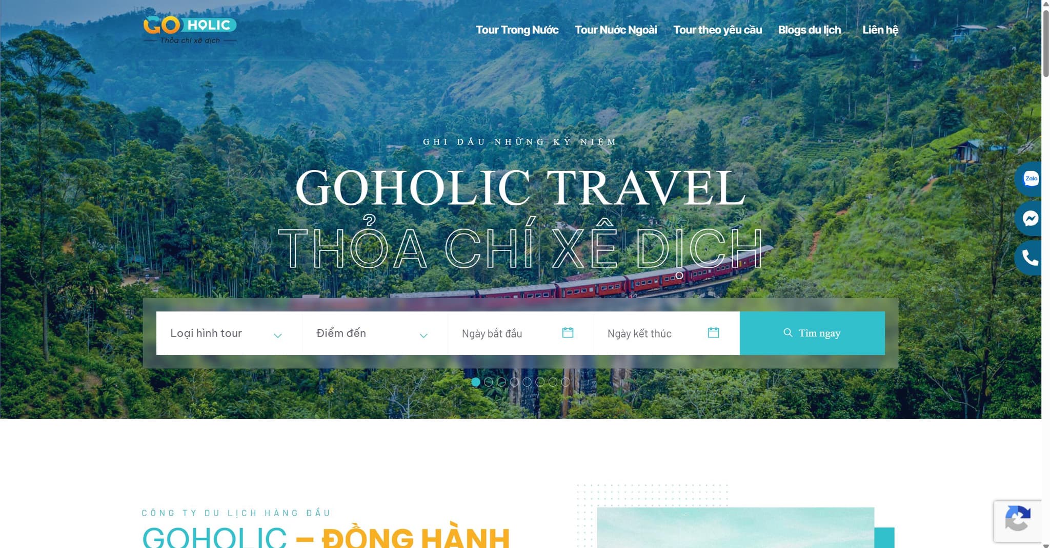 Dự án Goholic Travel